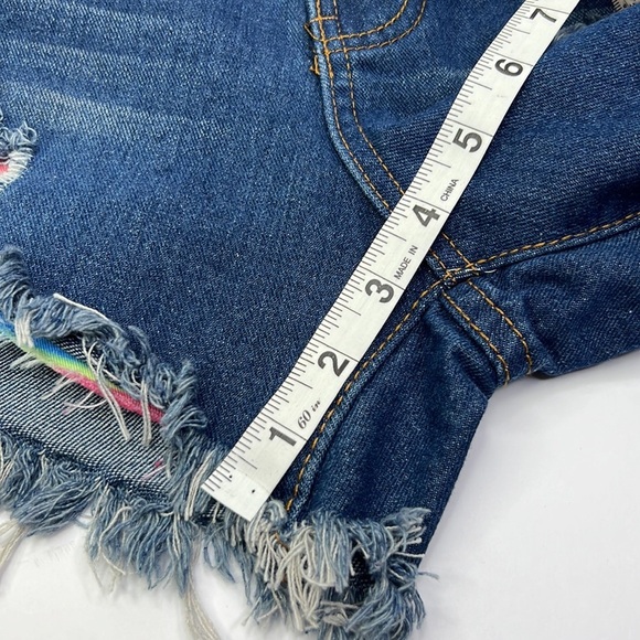 MISSLOOK DENIM DISTRESSED  SHORTS SZ M - Picture 7 of 7